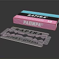 RAPIRA Super Stainless Steel Blade With Fish Shape Design And Colorful Box