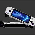 Modern game machine ASUS motherboard electronic chicken palm game machine 3d model