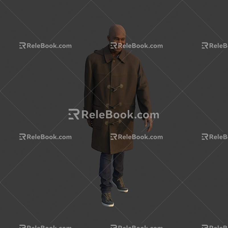 Men Black 3d model