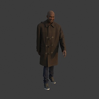 Men Black 3d model