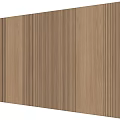 Modern Interior Wall Featuring Wooden Vertical Striped Paneling In Natural Tone