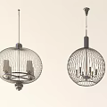 Stylish Collection of Cage Shaped Chandeliers With Various Spherical Cylindrical And Dome Designs