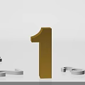 Hand Selecting Top Business Equipment Represented By Golden Number One Among Others