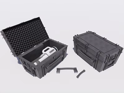 Modern portable storage kit 3d model