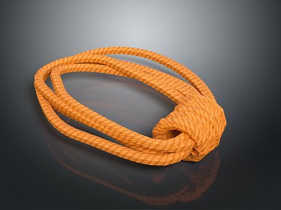 Hemp rope string daily necessities daily necessities 3d model