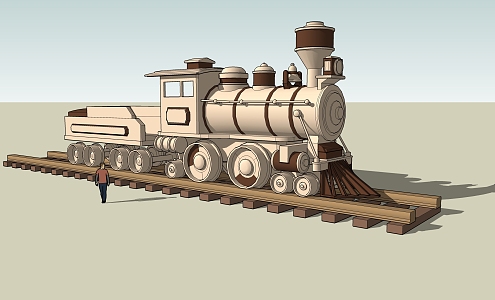 Modern Train 3d model