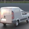 Fiat White Utility Van with Cargo Body Design and Practical Commercial Features