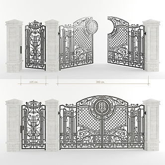 Gate 3d model