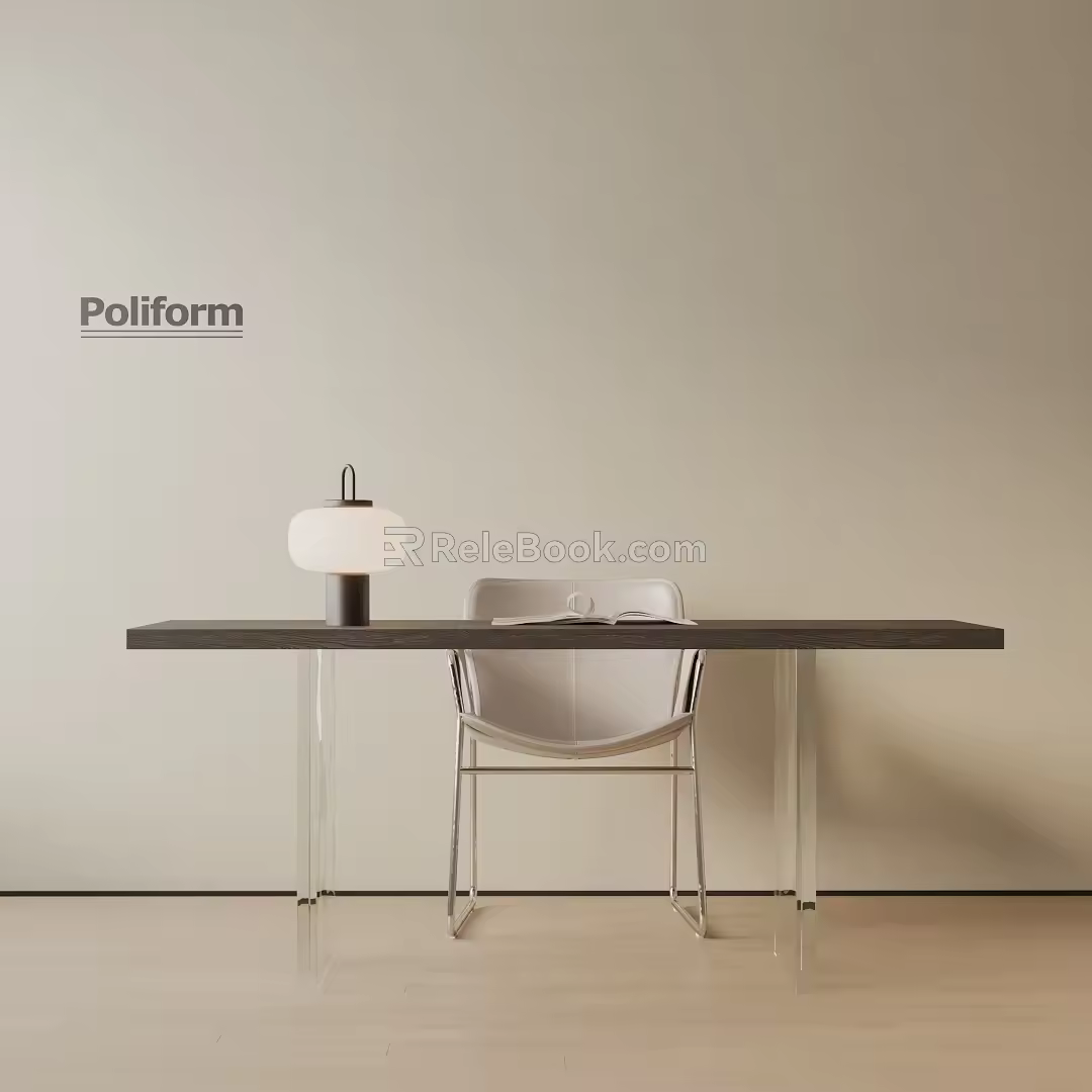 Modern table combination 3d model