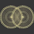 Round Woven Rugs with Tassel Edges and Textured Patterns for Home Decor