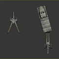 3D Rendered Military Weapons Featuring Cannons And Transport Truck With Wheels And Canvas Cover