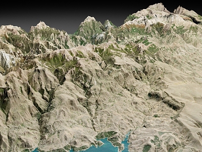 Mountain 3d model