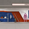 Modern Window Women's Window 3d model