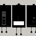 Vanward Electric Water Heaters With Digital Temperature Display And Three Color Options