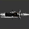 Vintage Black Motorcycle With Black Leather Seat Shiny Metallic Engine And White Wall Tires