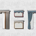 Stylish Curtain Designs With Valance Details And Different Color Options for Windows