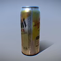 Shiny Silver Super Dry Alcohol Bottle And Glass With Golden Label Design