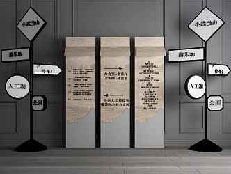 Modern Signs 3d model