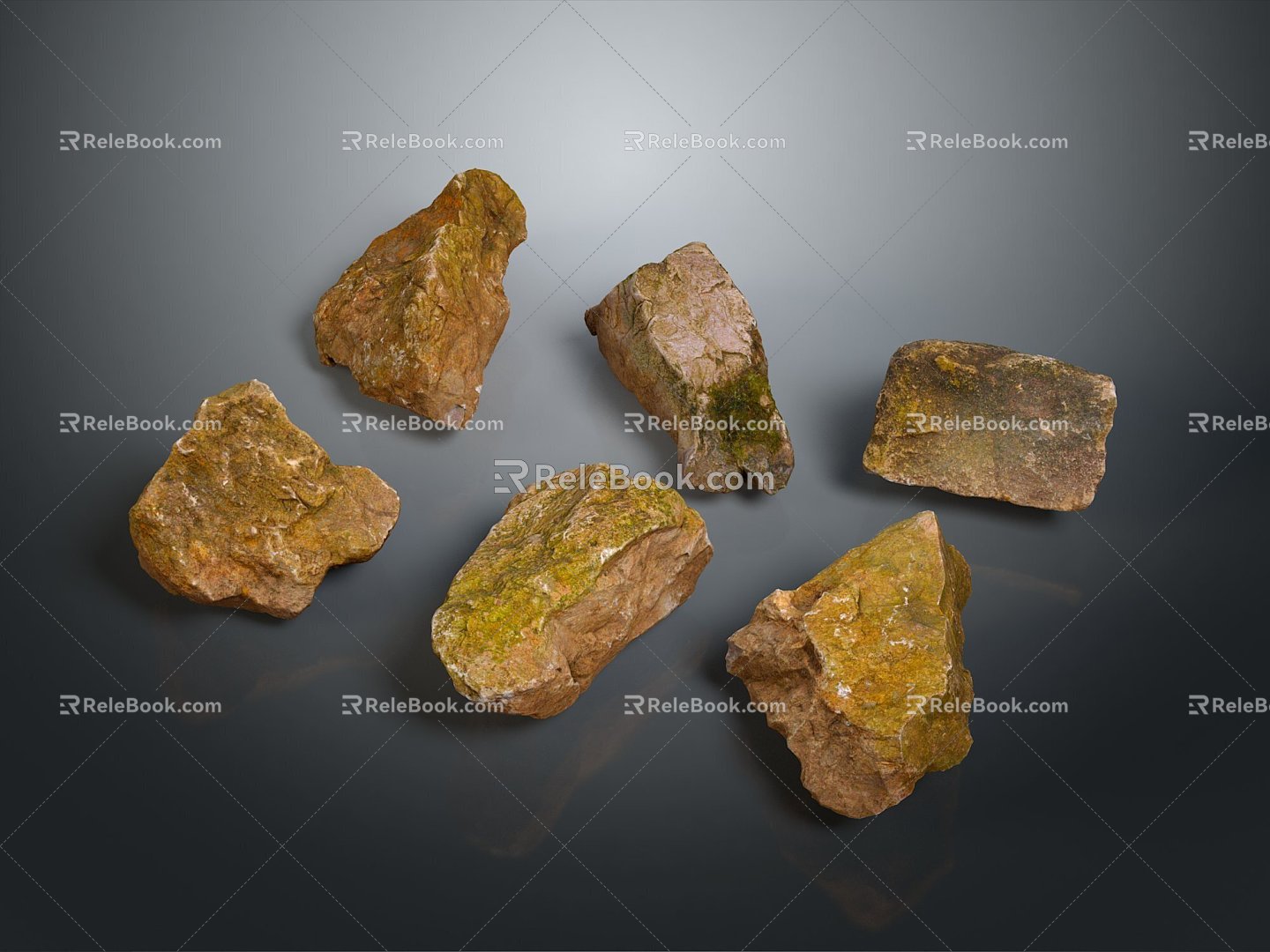 Rock Rock Block Rock Block Rock Specimen Boulder Big Stone Block Rock Stratum Rock Stratum Rock Stratum Rock 3d model