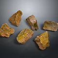Rock Block Rock Block Rock Specimen Boulder Big Stone Block Rock Stratum Rock Stratum Rock Stratum Rock 3d model