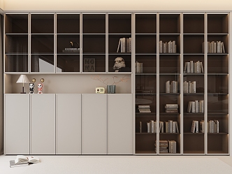 Bookcase Book Display Cabinet Open Bookcase 3d model