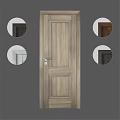 Classic Wooden Swing Door With Various Color Options And Modern Design