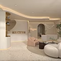 Modern Luxury Living Room With Beige Sofa Wooden Coffee Table Gold Accents And Green Plants