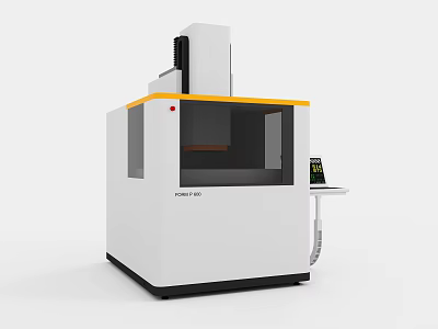Industrial Fusion 1200 Machining Equipment With Control Panel And Modern Design 3d model