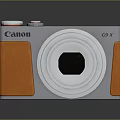 Canon G9 X Digital Camera With Compact Design And Orange Silver Finish