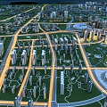 A Bird's Eye View of Urban Planning and Construction of Modern City 3d model