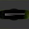 Tactical Silver Serrated Blade Weapon With Green Striped Handle Design