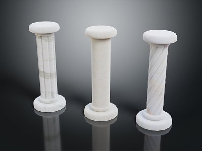 Modern Columns Stone Columns Stone Columns Old Stone Columns model