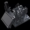 Industrial Machinery Equipment With Complex Mechanical Structure And Metal Components