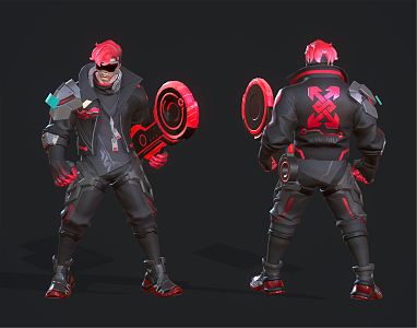 Modern Game Characters 3d model