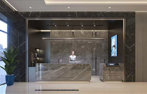 Hotel Light Luxury 3d model