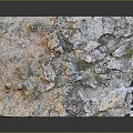 3D Natural Landscape Terrain With Rocky Surfaces Vegetation And Water Bodies