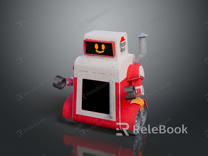 Robot Robot Assistant Small Robot Robot Butler Robot Butler Figure Game Figure model