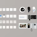 Projection Monitoring System Components Including Dome Cameras Sensors And Control Panels