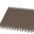 Warm Brown Wooden Flooring With Natural Smooth Surface And Wood Grain