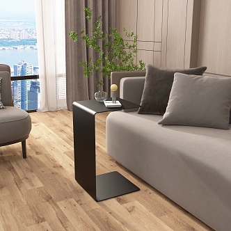 Living room sofa side table 3d model