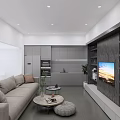 Bright Modern Digital Store Interior Featuring Display Counters Smartphones Laptops And Accessories