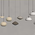 Quiet wind small chandelier 3d model