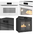 Modern Kitchen Appliances With Range Hood Induction Cooktop Oven And Black Refrigerator For Modern Kitchens