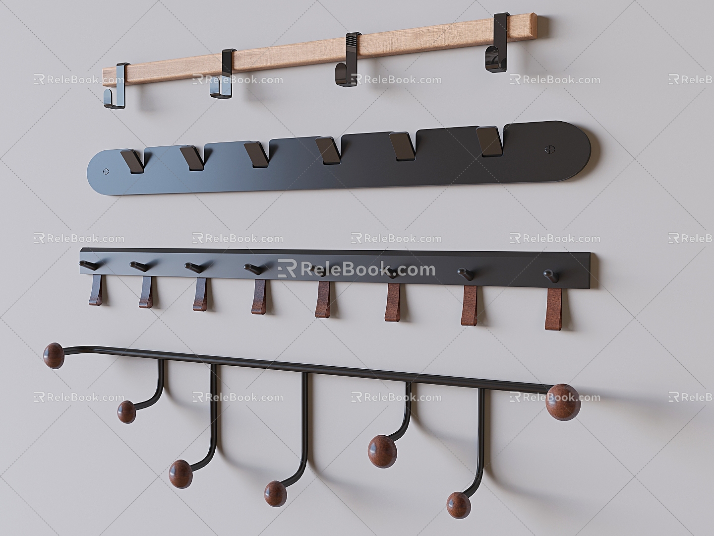 Modern Hanging Hook Hook Wall Hanging Hook 3d model