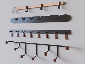 Modern Hanging Hook Wall Hanging Hook 3d model