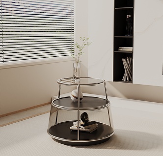 Modern Bedside Cabinet 3d model