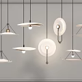 Modern chandelier combination 3d model