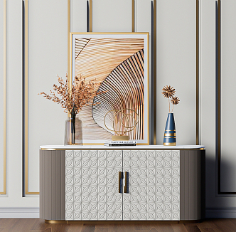 Modern Entrance Cabinet Sideboard 3d model