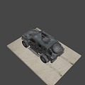 military armored vehicle 3d model