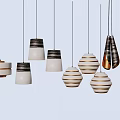 Modern chandelier ceiling lamp 3d model